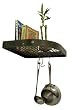 Enclume PR7A HS Premier Large 16-Inch Corner Pot Rack, Hammered Steel