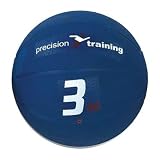 Precision Training 3kg Rubber Medicine Ball