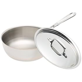 Click here to buy All-Clad Copper Core 2-Quart Saucier Pan with Lid by All-Clad.