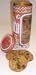 Gourmet Food : Scott's Cakes 1 lb. Chocolate Chip Cookies in a Christmas Gingerbread Canister
