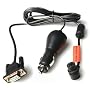 Garmin compatible PC Interface Cable with Cigarette Lighter Power Adapter for StreetPilot III, 60C, GPSMap 60C & 60CS, 72, 76, 76C, 76CS, GPS V, etc. (4-pin connectors)