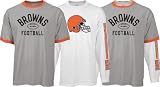 Cleveland Browns 3-In-1 MVP Long Sleeve/Short Sleeve Combo Pack