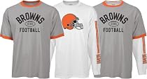 Cleveland Browns 3-In-1 MVP Long Sleeve/Short Sleeve Combo Pack
