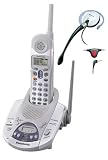 Panasonic GigaRange KX-TG2226WV 2.4 GHz Digital Cordless Phone Answering System