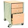 Innovex Mobile Filing Cabinet, Maple