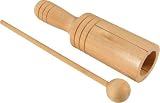 Trophy Small Wood Tone Block with Mallet