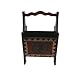 African Magazine Rack with Handle - Handmade in Ghana