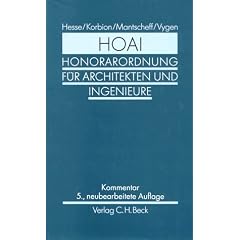 Honorarordnung f�r Architekten und Ingenieure (HOAI), Kommentar