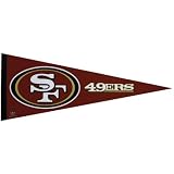 San Francisco 49ers - Logo 12X30 Pennant, NFL Pro Football