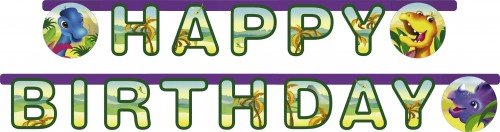 Dino Baby Geburtstags Girlande Dino Baby Geburtstags Girlande