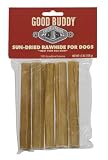 Castor & Pollux Good Buddy Sub-Dried Rawhide for Dogs, 5-Inch Sticks, 5-Count Packages (Pack of 12)