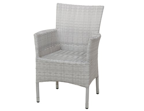 Siena Garden 722334 Sessel Bern washed-white L 61 x B 60 x H 89 cm Preisvergleich