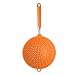 from Kitchen Craft Kitchen Craft Colourworks Silicone Strainer, Orange, 19cm Model CWSTRAINOR