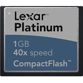 Lexar 1 GB Platinum Compact Flash Card (CF1GB-40-634) Lexar 1 GB Platinum Compact Flash Card (CF1GB-40-634)