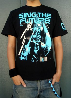 Cover image : 初音ミク 初音ミクグラフィックTシャツ ブラック サイズ:M