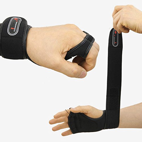NEW Weight Lifting Gloves Fitness Gym Training Gloves Long Wrist Wrap Gloves