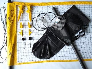Childrens Toyshop  Toys : New Daytona Complete Pro Badminton Set Net System w/Bag
