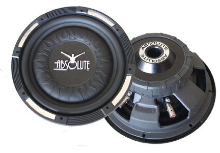 Absolute XS1200 Excursion Series 12' Flat / Shallow Subwoofer