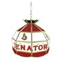 NHL Ottawa Senators Stained Glass Tiffany Lamp - 16 inch dia - Game Room Products Tiffany Lamps NHL - Hockey