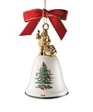 Spode Christmas Tree Ornament 2004 Annual Bell American Santa