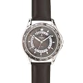 Men's Mossimo® Dial Circular Day Strap Watch - Brown