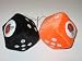 CINCINNATI BENGALS Team Logo Pair of FUZZY DICE