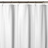Heavyweight Mildew-Resistant Watergard Shower Curtain Liner - White