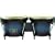 Schalloch Wood Bongo Set, Blue Fade