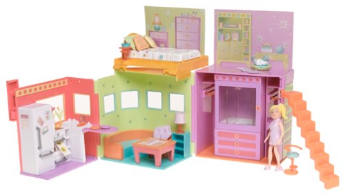 Childrens Toyshop  Toys : POLLY POCKET SPARKLE STYLE HOUSE