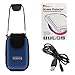 GTMax Black & Blue Digital Camera Eva Leather Pouch Case + Data Cable + LCD Screen Protector for FujiFilm FinePix Z20fd, Z90, T300, T200, JX300, JX350, JV200, AV200, AX300, JX580, JX500, JZ250, JZ100; Pentax RZ10