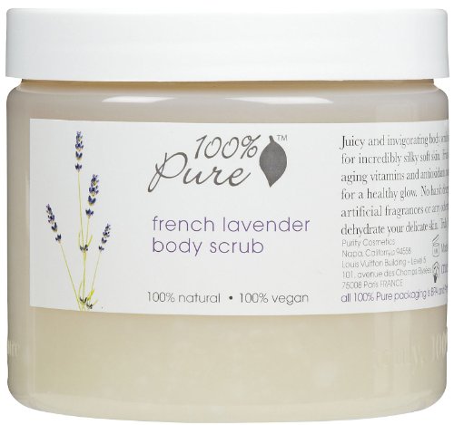 100% Pure Organic Sea Therapy Body Scrub, Lavender, 19 oz