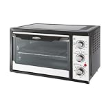 6 Slice Toaster Oven Black