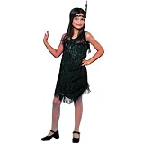 Flapper Child Costume - Black