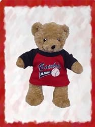 Baseball T-shirt fits Webkinz L'il Kinz, Ty Beanie Babies, Fluff Factory and Teenies Teddies