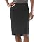 Mossimo® Black: Pleat Back Pencil Skirt- Ebony