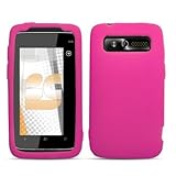 HTC 7 / HTC Trophy Gel Skin Case - Hot Pink