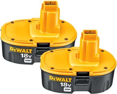 DEWALT DC9096-2 18-Volt XRP 2.4 Amp Hour NiCad Pod-Style Battery, 2 Pack