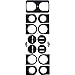 Voile Universal Splitboard Hardware Puck Set