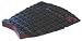 H2O Surfboard Traction - Team Designed QSx Quad Square Profile. Charcoal / Red