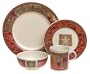 Pfaltzgraff Holiday Spice 16-Piece Dinnerware Set, Service for 4