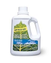 Seventh Generation Natural Laundry Detergent, Free & Clear, Ultra-Concentrated Liquid, 150-Ounce Bottles (Pack of 3)