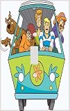 Scooby Doo Mystery Machine Gang Decorative Switchplate Cover