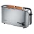 Severin AT 2596 Automatik-Langschlitztoaster, aluminium-schwarz / 900 W
