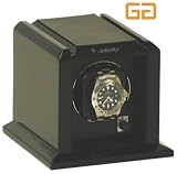 Single Automatic Watch Winder Black Color Built in IC Timer rotates 1 hour and rest 3 hours.