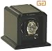 Single Automatic Watch Winder Black Color Built in IC Timer rotates 1 hour and rest 3 hours.