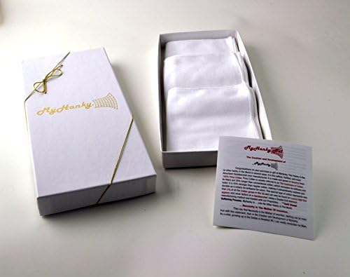 My Hanky. This Is The Softest Cotton Handkerchief In The World. 3 Pack No Logo. Comes In An Elegant Gift Box. Great For Allergies, Cold and Flu. Makes A Great Gift.