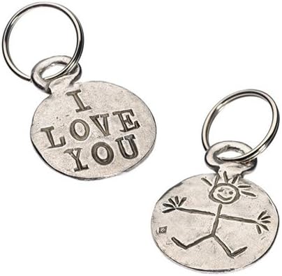 I Love You This Much - Pewter Key Ring