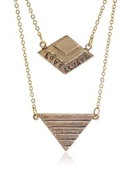 Alisa Michelle Love Always Double Chain Necklace, 18"