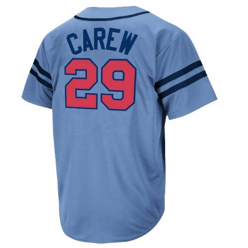 Rod Carew Minnesota Twins Majestic Cooperstown Heater Jersey