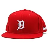 Detroit Tigers Basic Red 59FIFTY Fitted Cap